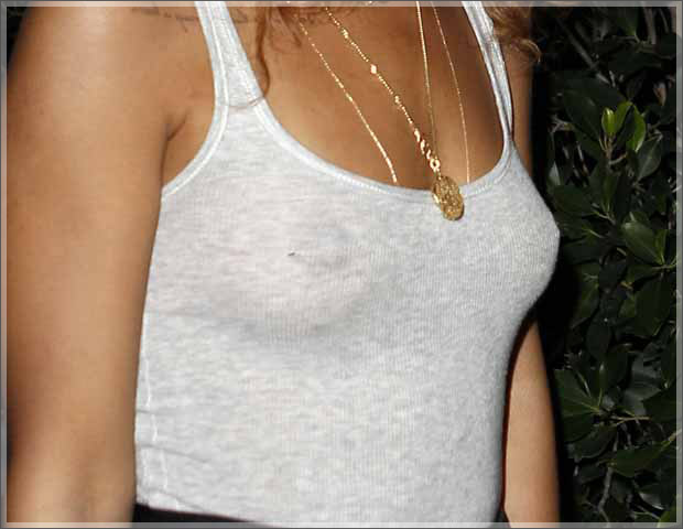 Rihanna See Through No Bra Nipples